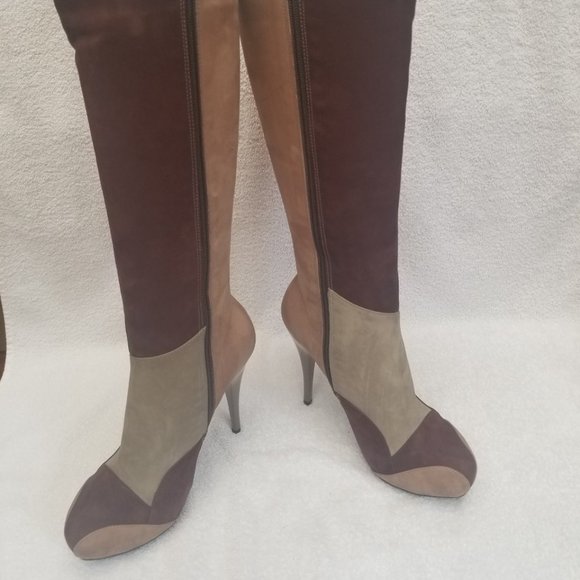 New leather tall boots in 3 colours. - Picture 1 of 7